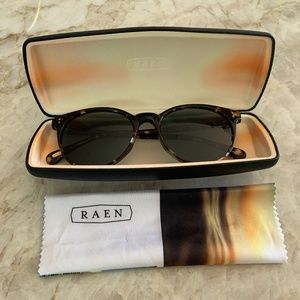 Raen Noire brindle tortoise sunglasses